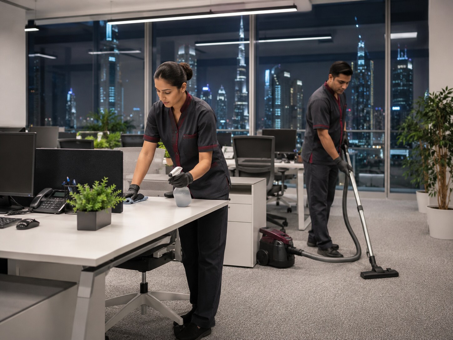 Office and commercial cleaning services