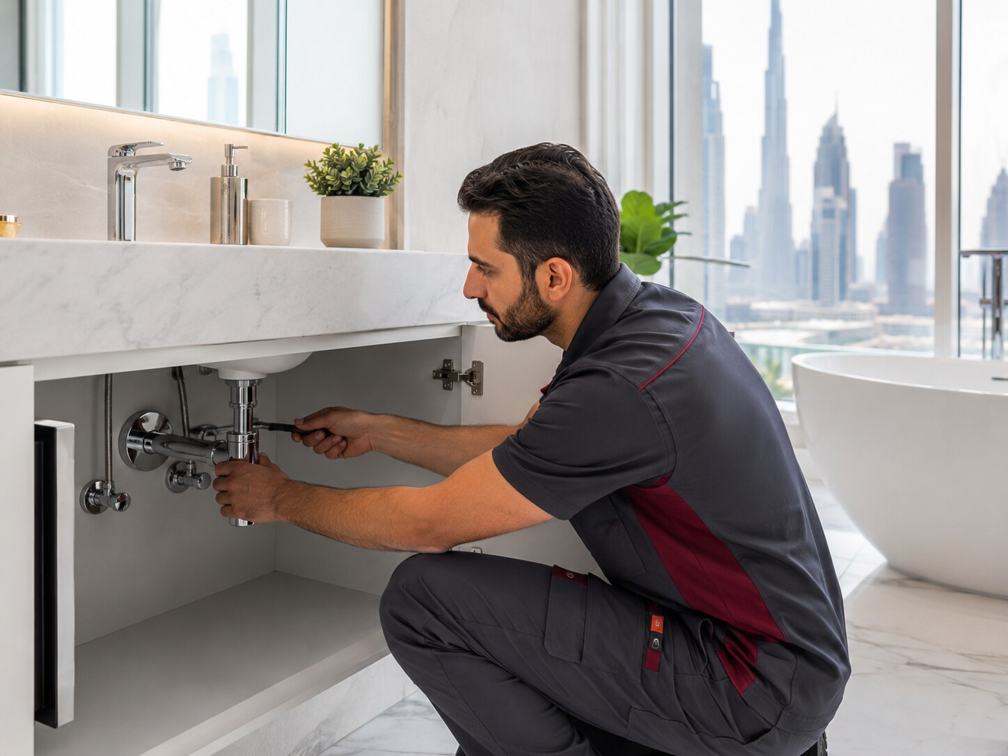 Plumbing maintenance services in Dubai